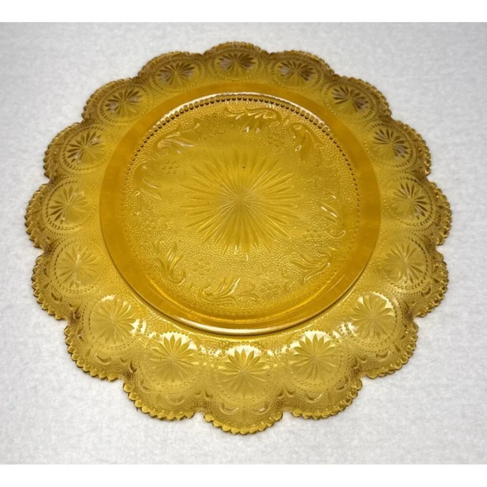Brockway American Concord Amber Glass 10